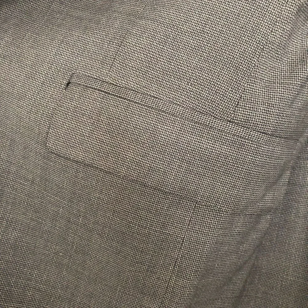 JB Britches Suit Jacket Logan Grey Crossbone Two Button Notch Lapel Size 38S
